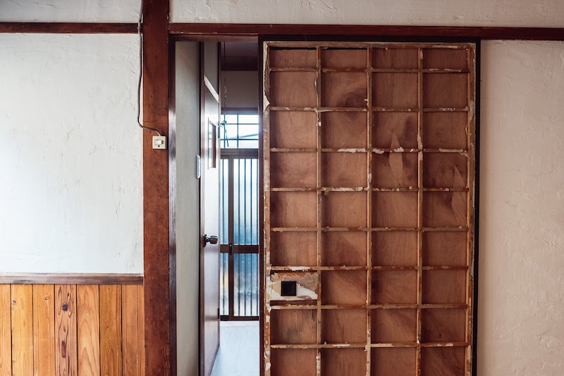 香川県高松市に小さなシェアハウス ふすまをドアにするdiy Arinko Log